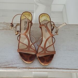 Michael Kors Brown Strappy Sandals